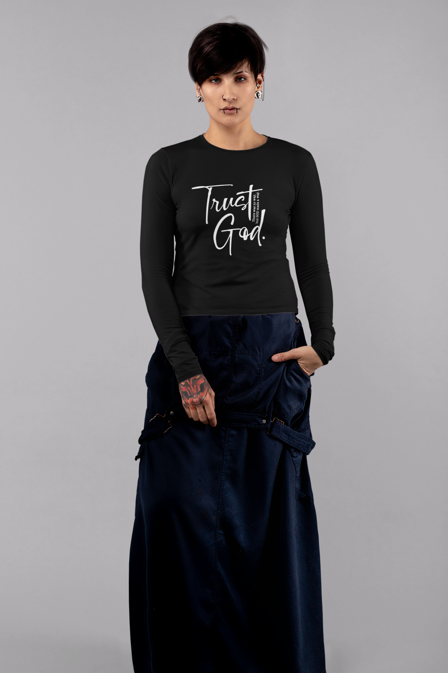 Trust God Long Sleeve Tee